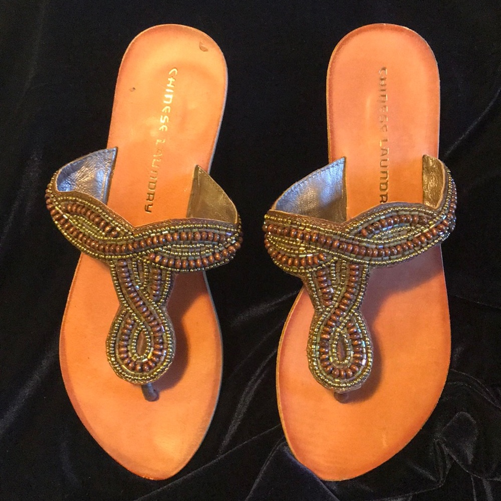 Size 6.5 Chinese Laundry beaded sandal
